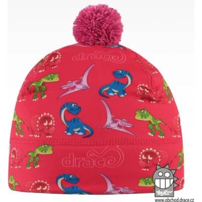 Flavio čepice pro zimní období vzor 102 dívčí dinosauři