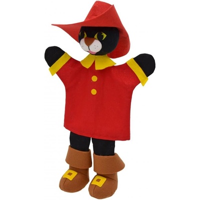 Moravska ustredna Brno, Чехия Кукла за театър Котаракът в чизми, 34 см. , серия Цяло тяло