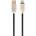 Gembird CC-USB2R-AMLM-1M Премиум гумен 8-пинов кабел за зареждане и пренос на данни 1 м черен (CC-USB2R-AMLM-1M)