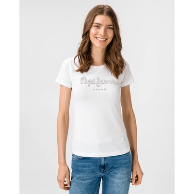 Pepe Jeans Beatrice T-shirt Pepe Jeans | Byal | ЖЕНИ | XS