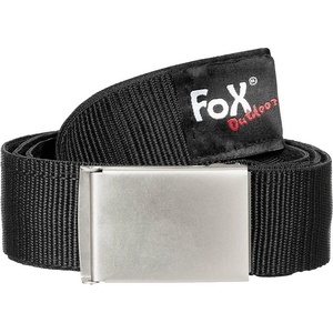 Fox Outdoor Колан с вътрешно отделение, черен, около 4 см (22515A)