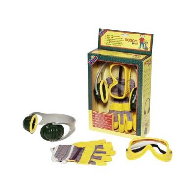 Klein BOSCH set - sluchátka, rukavice, ochranné brýle