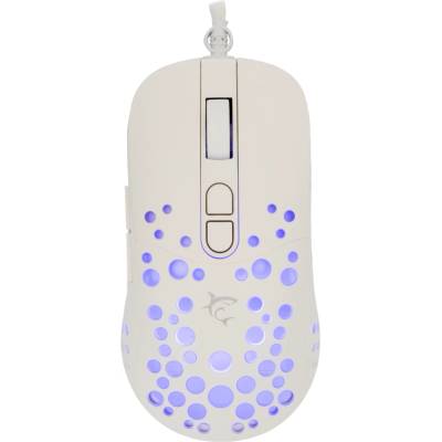 Гейминг мишка White Shark - Tristan 2, оптична, бяла (TRISTAN-W-2)