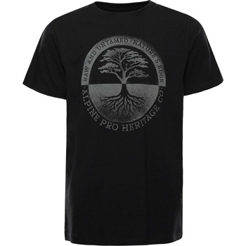 ALPINE PRO Мъжка памучна тениска ALPINE PRO DORG черна варианта pa ALPINE PRO | Cheren | МЪЖЕ | XS