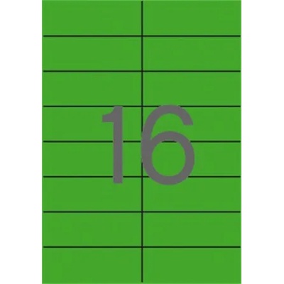 APLI Етикет, 105x37 mm, цветен, APLI, зелен 1600 етикета/пак 12979 (12979)