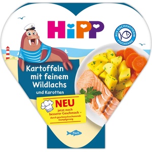 Hipp БИО меню Картофи със сьомга и моркови 250 гр