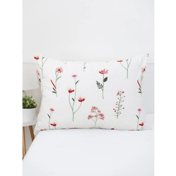 MKLozkoviny.sk flanel Vlčie maky biele 70 x 90 cm