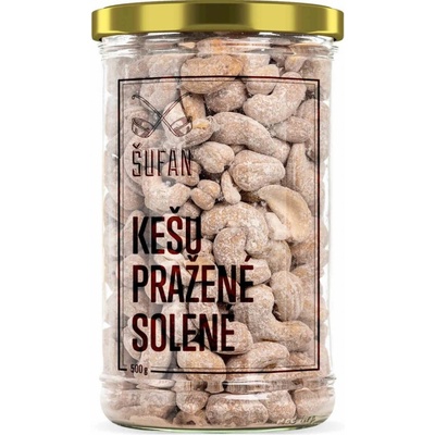 Šufan Kešu Pražené Solené ve skle 500 g