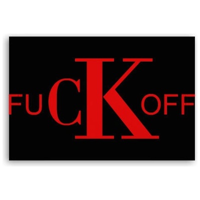 Fotoobraz 60x40 cm malý Fuck off
