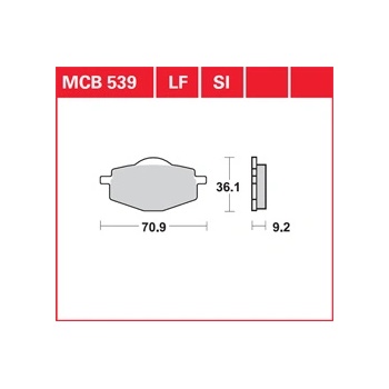Image 1 of TRW MCB 539 LF (mcb539lf)
