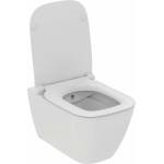Ideal Standard Комплект за окачване на тоалетна чиния Ideal Standard I. life B с биде функция и тънък бял капак с плавно затваряне (T534701+T500301)