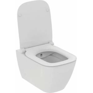 Ideal Standard Комплект за окачване на тоалетна чиния Ideal Standard I. life B с биде функция и тънък бял капак с плавно затваряне (T534701+T500301)