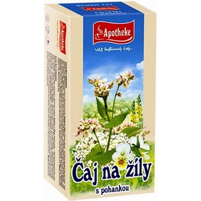 Apotheke bylinný čaj NA ŽILY S POHÁNKOU 20 x 1,5 g