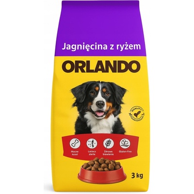 Orlando s jehněčím a rýží 3 kg