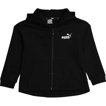 PUMA Юношеско яке Puma Zipped Hooded Jacket Juniors - Black/White