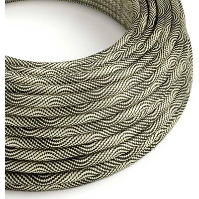 Creative Cables EMR65 3x0,75mm² černá a zlatá 1 m