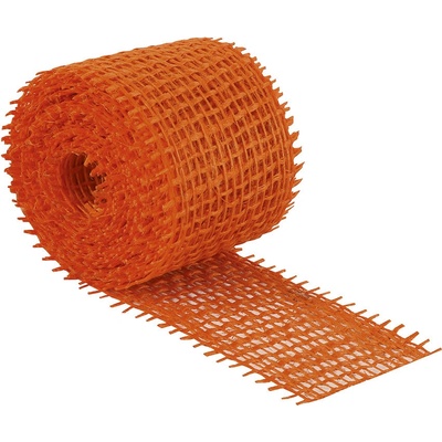 Bellatex Jutový dekorační pásek ORANŽOVÝ 2520/160, šířka 4cm, návin 3m