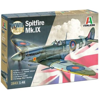ITALERI Model Kit letadlo 2843 Spitfire Mk. IX Aces 1:48