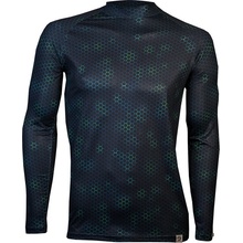 Nano Silver pánske termo tričko Plastic čierno/zelený