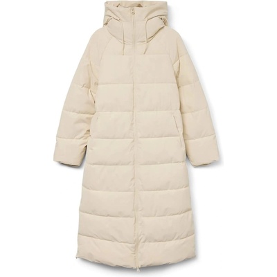 Vero Moda Elanor Laurie Long Padded Coat - Oatmeal