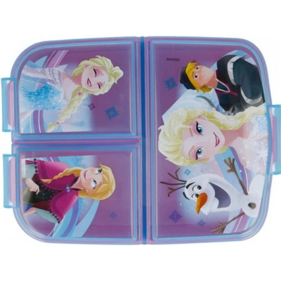 Stor delený plastový box na desiatu Disney Frozen 17920
