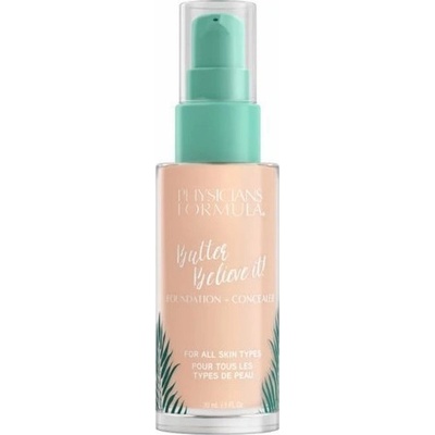 Physicians Formula Butter Believe It! Foundation + Concealer dlouhotrvající krémový make-up Fair-To-Light 30 ml