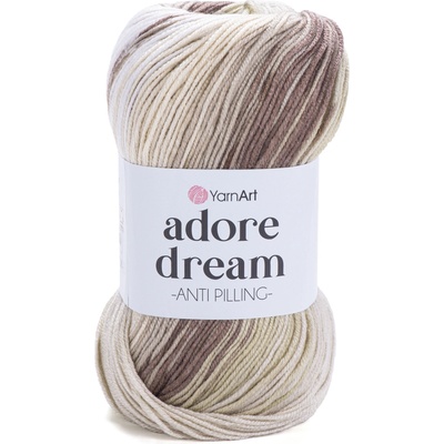 Yarn Art Adore Dream 1068 krémová, béžová, hnědá