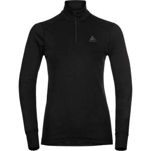 Odlo Дамско синтетично термобельо Odlo Women's Top Turtle Neck L/S Half Zip Active Warm Synthetic base layer - Black (114-1876-0212)