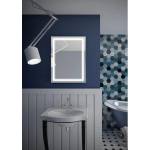 Dubiel Vitrum Focus правоъгълно LED огледало с обръщаемо лице 60x80 см (5905241005256)