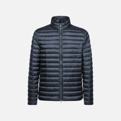 Geox Dark Blue Men's Quilted Jacket Warrens Mens čierna