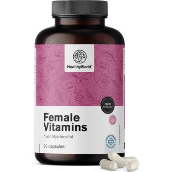 HealthyWorld Витамини за жени с Myo-Inositol - 90 капсули