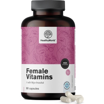 HealthyWorld Витамини за жени с Myo-Inositol - 90 капсули