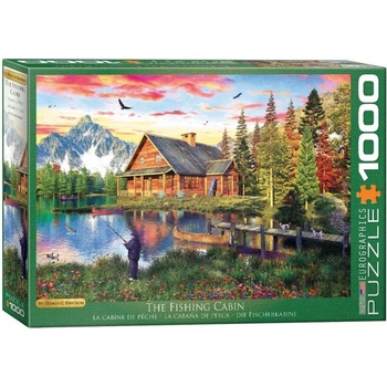Image 1 of EUROGRAPHICS - Puzzle Davison: The Fishing Cabin - 1 000 piese