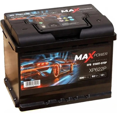 MAXPOWER EFB 12V 62Ah 600A XP622P