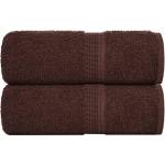 vidaXL Кърпи за пране FROGN 2 бр. Кафяви 30x30 см 360 г/м2 (136752)