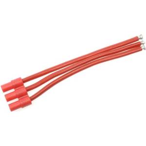 Revtec Позлатен конектор 3.5mm 3-пинов женски с кабел 14AWG 10cm