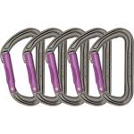 DMM Карабинер с щифт Dmm Shadow Snapgate carabiner - Titanium / Purple - размер Straight Gate (1-Pack) (321-0028-0311)