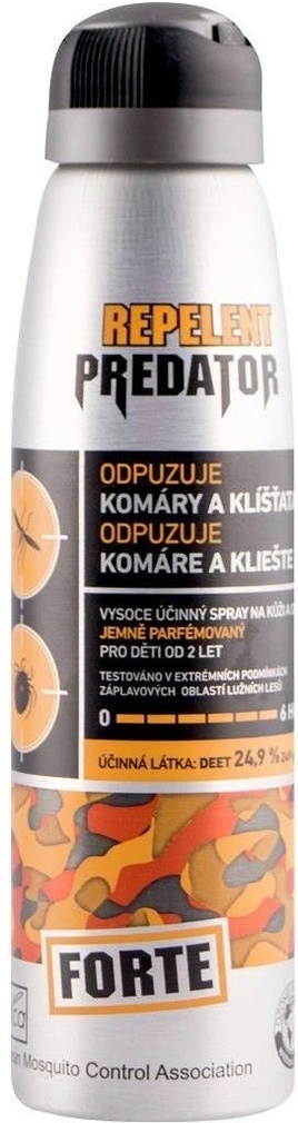 Tohle je absolutní vítěz srovnávacího testu - produkt Predator Forte repelent spray 150 ml