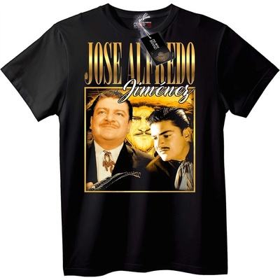NOONEBRAND Тениска Jose Alfredo Jiménez - XL, Black