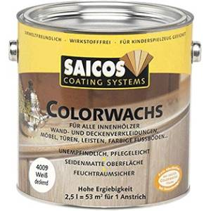 Saicos Color Wax 4009 Плътно бяло - Цветна интериорна вакса (4714)