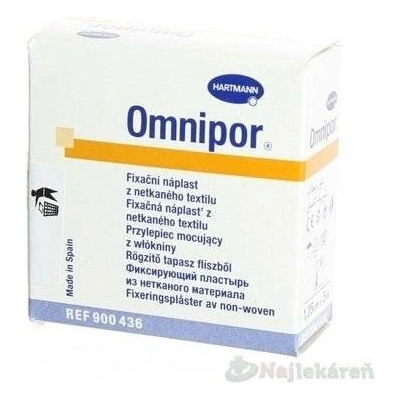 Omnipor fixační náplast z netkané textilie 1,25 cm × 5 m 1 ks