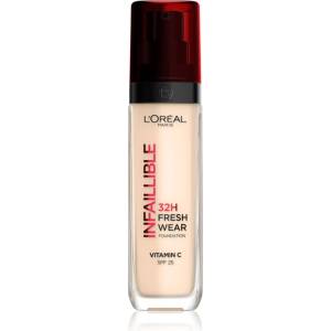 L'Oréal Infaillible 32H Fresh Wear дълготраен течен фон дьо тен цвят 10 NUDE 30ml