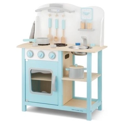 New Classic Toys - Детска кухня - Бон апети - Синя (11057)