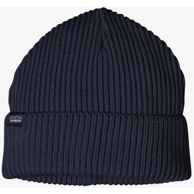 Patagonia Fishermans Rolled beanie tmavo modrá