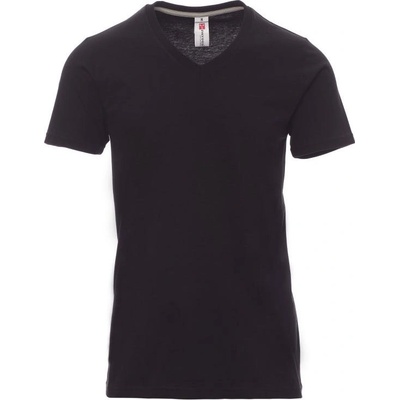 Payper V-Neck 000103-0026 pánske tričko s krátkym rukávom a výstrihom do V čierna