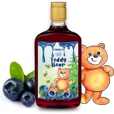 Lipoo sirupy TEDDY BEAR borůvka 0,5 l