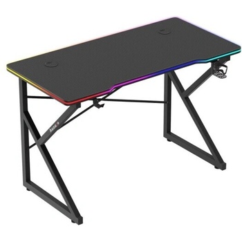 Image 1 of Huzaro Геймърско бюро Huzaro HERO 1.7 RGB, 120/60/75 см - Черно (HERO 1.7 RGB BLACK)