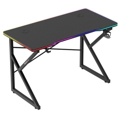Huzaro Геймърско бюро Huzaro HERO 1.7 RGB, 120/60/75 см - Черно (HERO 1.7 RGB BLACK)