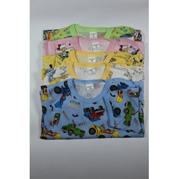 Image 1 of БЕЙБ ФЕШЪН ЕООД Боди с къс ръкав, щампа, различни цветове, 74