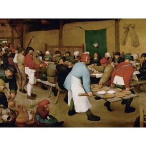 Grafika Art Puzzle - Puzzle Jan Brueghel: Peasant Wedding - 2 000 piese